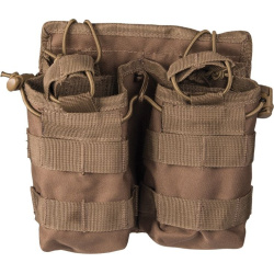 MILTEC MOLLE Double mag pouch - dark coyote (13497019)