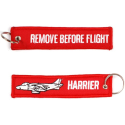 Kľúčenka Remove before flight + Harrier