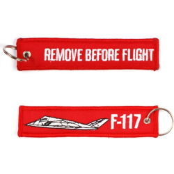 Kľúčenka Remove before flight + F-117