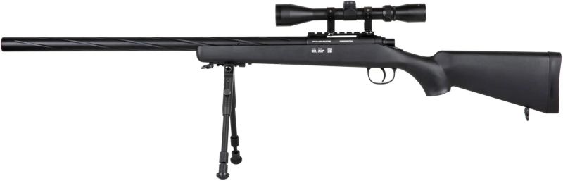 SPECNA ARMS Sniper Rifle S12 /w scope & bipod - black (SA-S12)