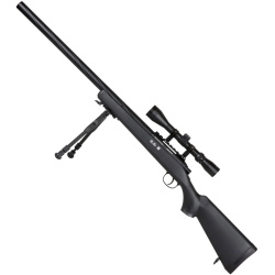 SPECNA ARMS Sniper Rifle S12 /w scope & bipod - black (SA-S12)