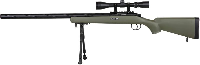 SPECNA ARMS Sniper Rifle S12 /w scope & bipod - olive (SA-S12)