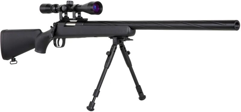 SPECNA ARMS Sniper Rifle S12 /w scope & bipod - black (SA-S12)