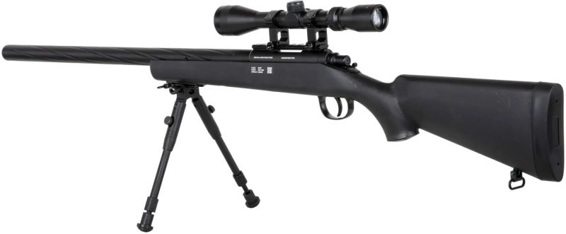 SPECNA ARMS Sniper Rifle S12 /w scope & bipod - black (SA-S12)