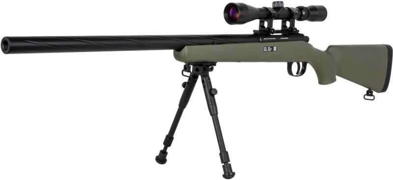 SPECNA ARMS Sniper Rifle S12 /w scope & bipod - olive (SA-S12)