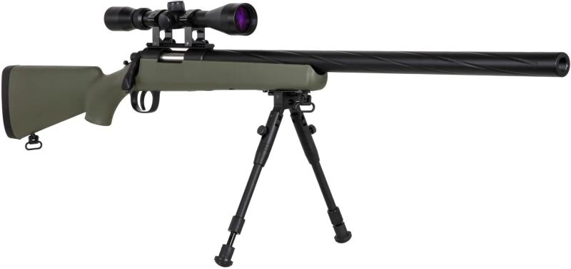 SPECNA ARMS Sniper Rifle S12 /w scope & bipod - olive (SA-S12)