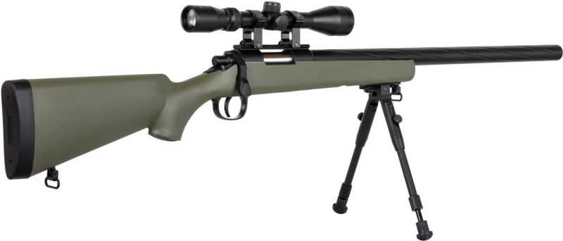 SPECNA ARMS Sniper Rifle S12 /w scope & bipod - olive (SA-S12)