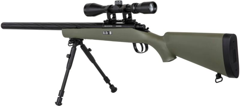 SPECNA ARMS Sniper Rifle S12 /w scope & bipod - olive (SA-S12)