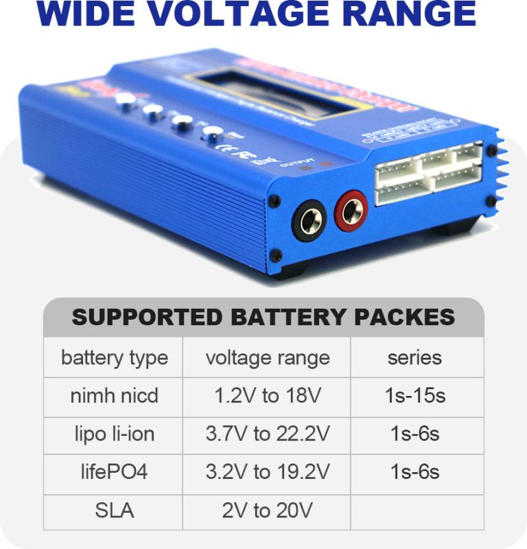 SKYRC Nabíjačka Imax B6 Mini +15V 6A Adapter LiPo/LiIon/LiFe/NiMH/NiCd