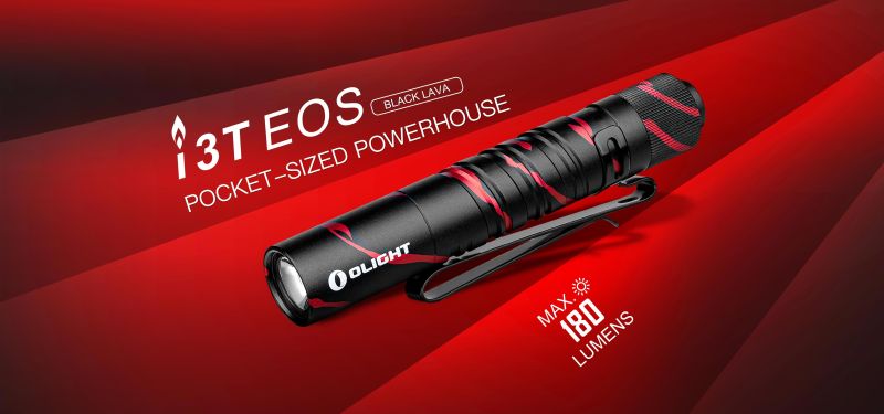 OLIGHT Svietidlo I3T EOS EDC 180 lm - pinwheel blue (OL794)