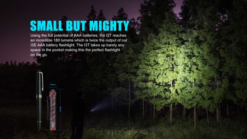 OLIGHT Svietidlo I3T EOS EDC 180 lm - pinwheel blue (OL794)