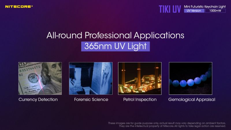 NITECORE Svietidlo TIKY UV -  transparent (NC-TIKI-UV)