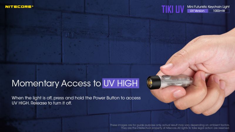 NITECORE Svietidlo TIKY UV -  transparent (NC-TIKI-UV)