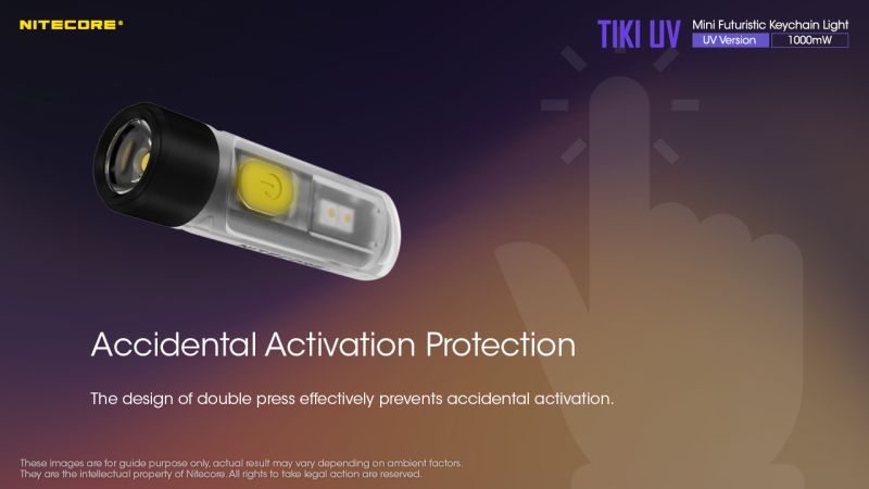 NITECORE Svietidlo TIKY UV -  transparent (NC-TIKI-UV)