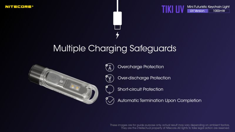 NITECORE Svietidlo TIKY UV -  transparent (NC-TIKI-UV)