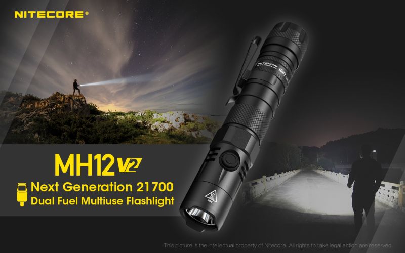 NITECORE Svietidlo MH12V2 + NL2150 - black (NC-MH12V2)