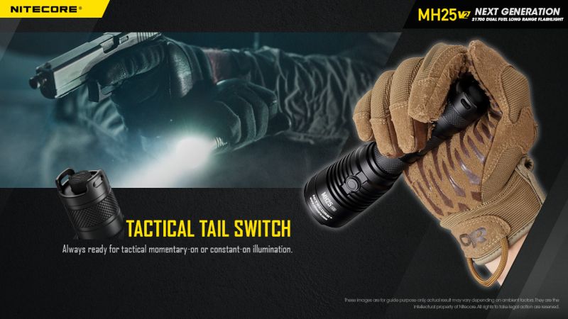 NITECORE Svietidlo MH25V2 - black (NC-MH25V2)