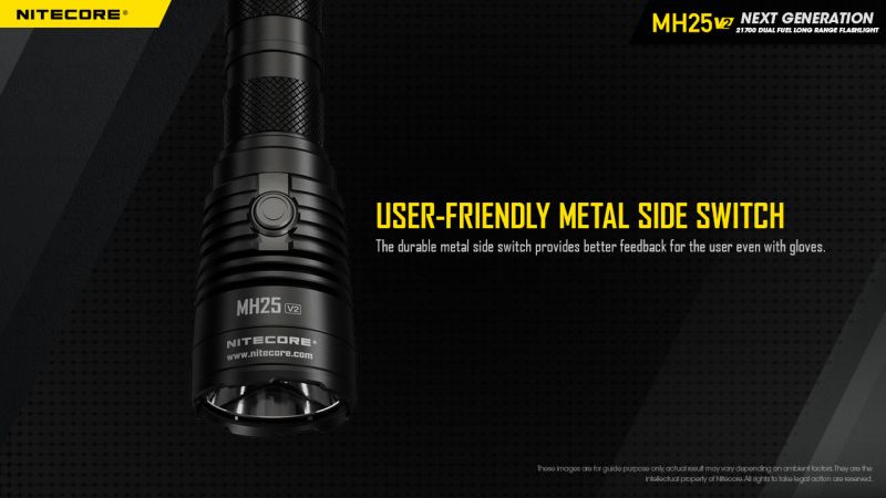 NITECORE Svietidlo MH25V2 - black (NC-MH25V2)