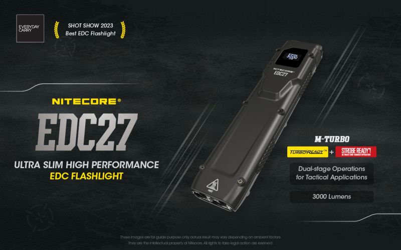 NITECORE Svietidlo EDC27 - black (NC-EDC27)