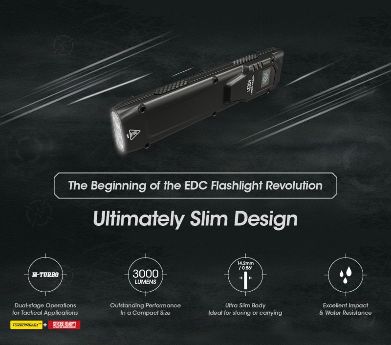 NITECORE Svietidlo EDC27 - black (NC-EDC27)