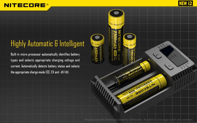 NITECORE Nabíjačka NEW i2 - black (NCx-i2NEW)