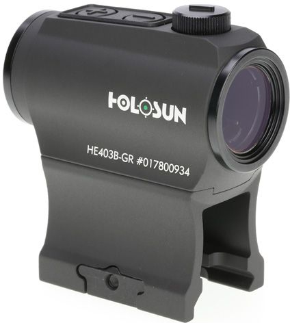 HOLOSUN Kolimátor Green Dot Sight 2 MOA - black