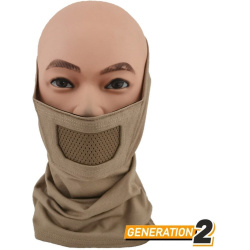 CYGNUS ARMORY Ochranná maska Face Warrior Plus - desert tan