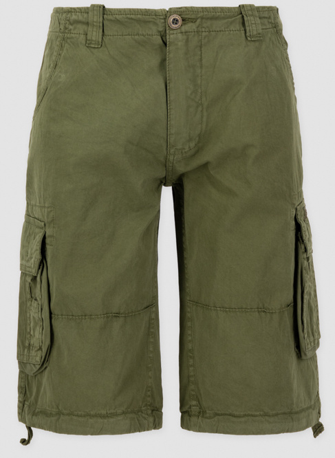 ALPHA INDUSTRIES Krátke nohavice Jet Short - dark olive (191200/142)