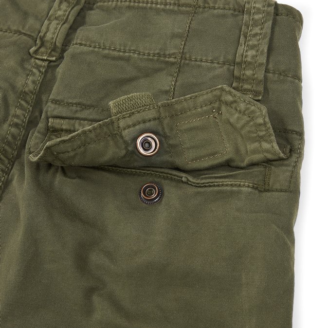 ALPHA INDUSTRIES Krátke nohavice Crew Patch, dark olive, 186209/142