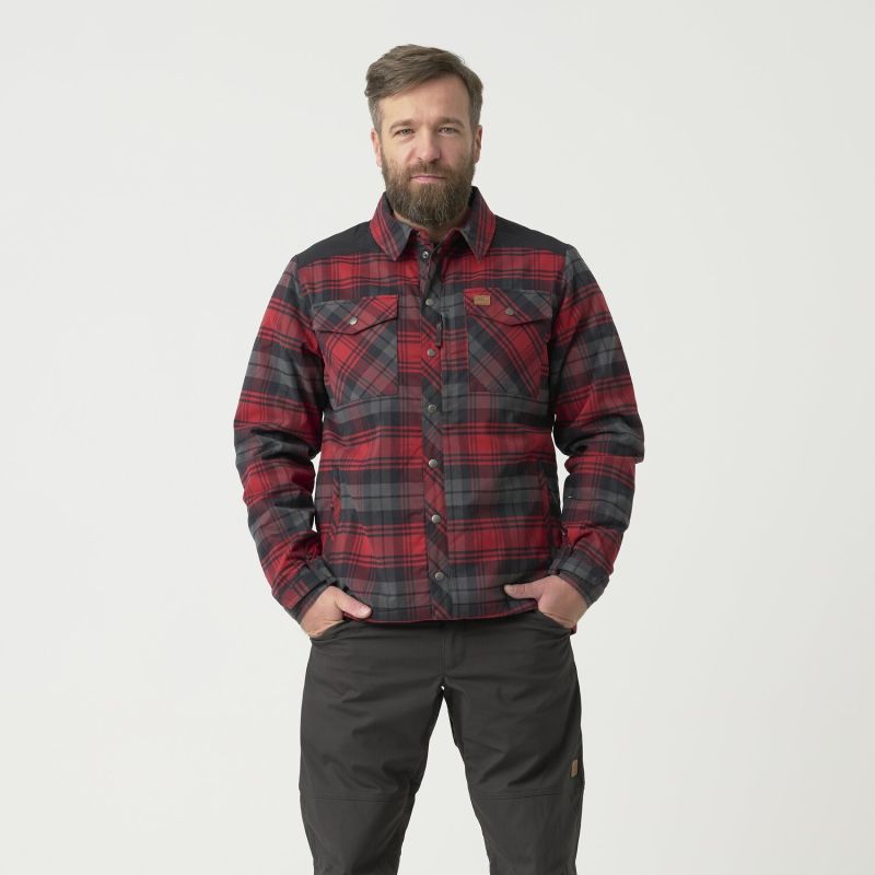 HELIKON Košela Winter Warden - forest blue plaid (KO-WWS-PB-PK)