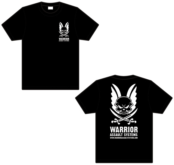 WARRIOR Tričko Vintage - black (W-TSHIRT-BLK)