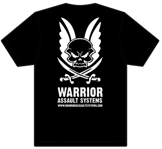 WARRIOR Tričko Vintage - black (W-TSHIRT-BLK)