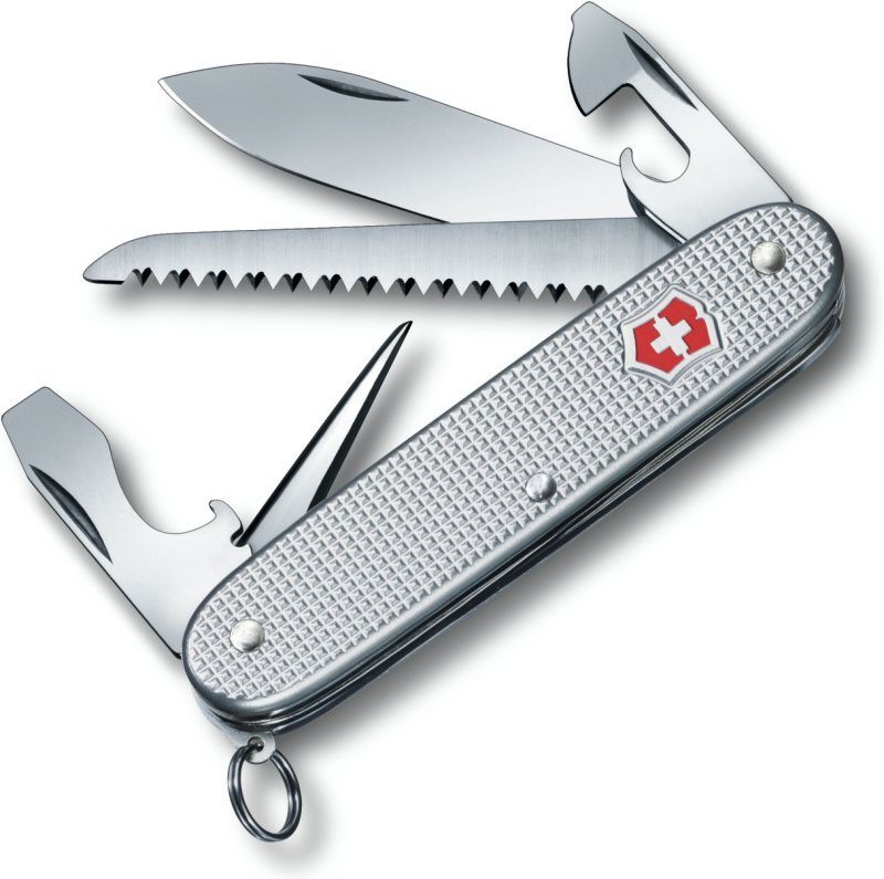 VICTORINOX Zatvárací nôž FARMER - strieborný (0.8241.26)