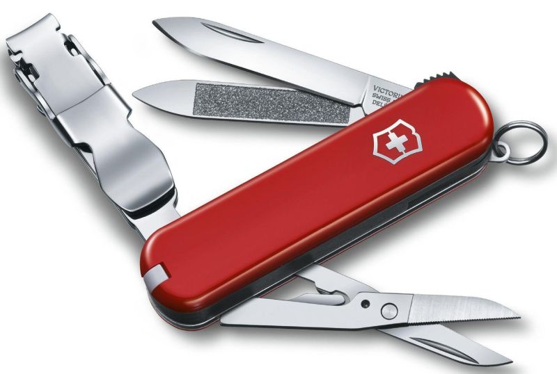 VICTORINOX Zatvárací nôž NAIL CLIP 580 - red (0.6463)