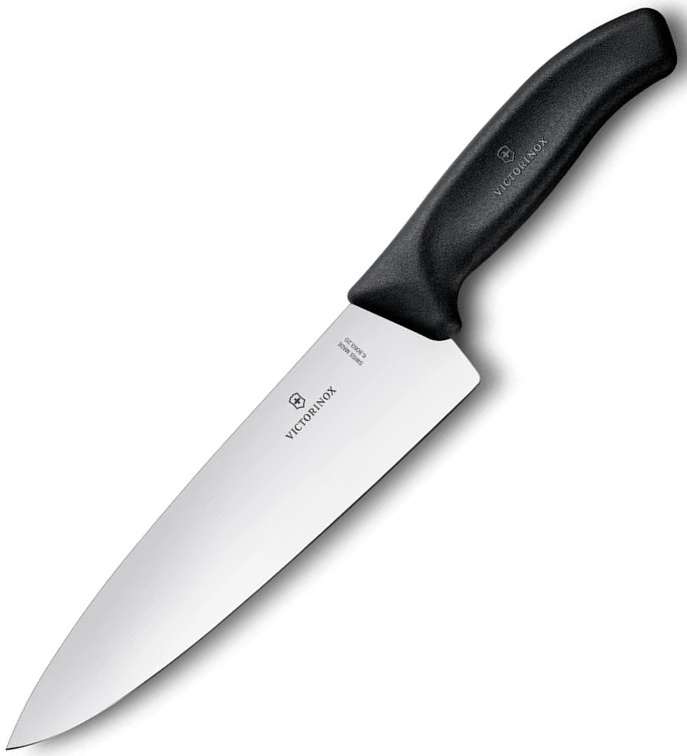 VICTORINOX Nôž kuchársky Fibrox 20 cm - black (6.8063.20)