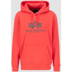 ALPHA INDUSTRIES Mikina Basic Hoody - radiant red (178312/711)