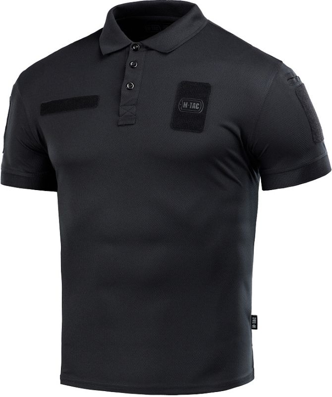 M-TAC Tričko Polo Elite Tactical Coolmax - black (80010002)