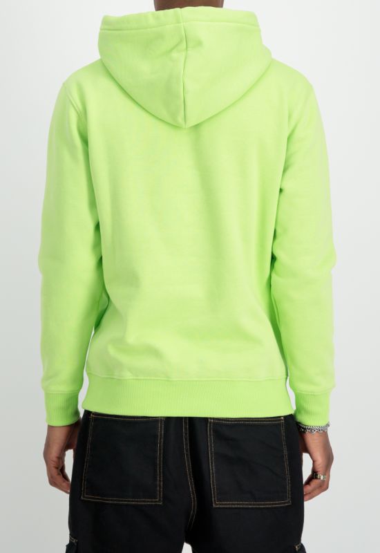 ALPHA INDUSTRIES Mikina Basic Hoody - hornet green (178312/698)