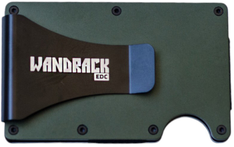 WANDRACK EDC peňaženka - dark green aluminium