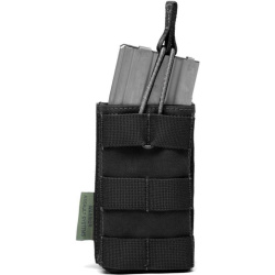 WARRIOR Single MOLLE Open Pouch 5.56mm - black (W-EO-SMOP-BLK)