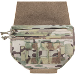 WARRIOR Laser Cut Drop Down Velcro Utility Pouch - multicam (W-LC-DDVUP-MC)