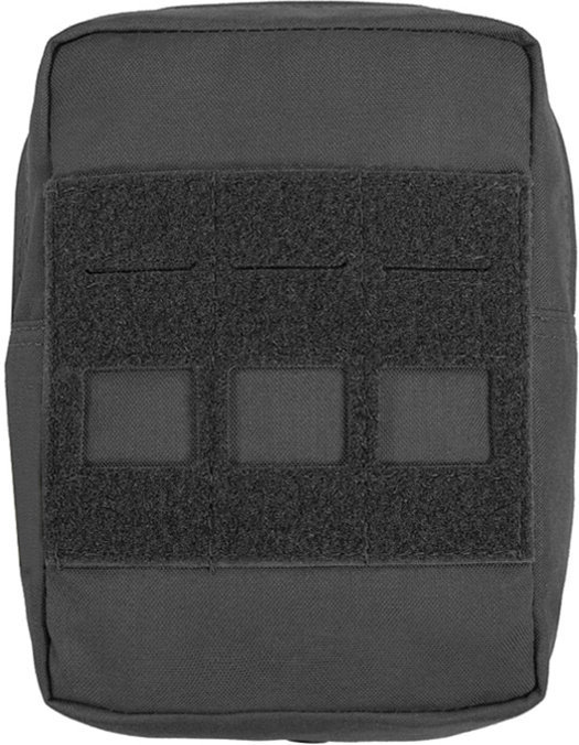 WARRIOR Laser Cut Small Vertical Utility Pouch - black (W-LC-SVUP-BLK)