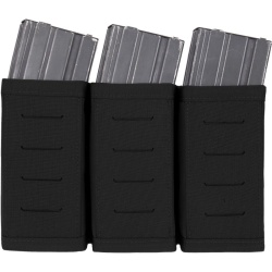 WARRIOR LC MOLLE Triple Snap Mag Pouch - black (W-LC-TSMP-BLK)