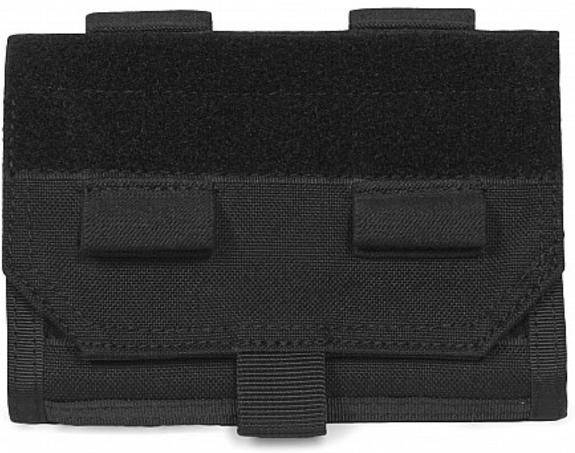 WARRIOR Forward Opening Admin Pouch - black (W-EO-FOA-BLK)