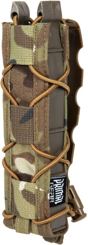 PRIMAL GEAR Single Dilop SMG long mag pouch - multicam