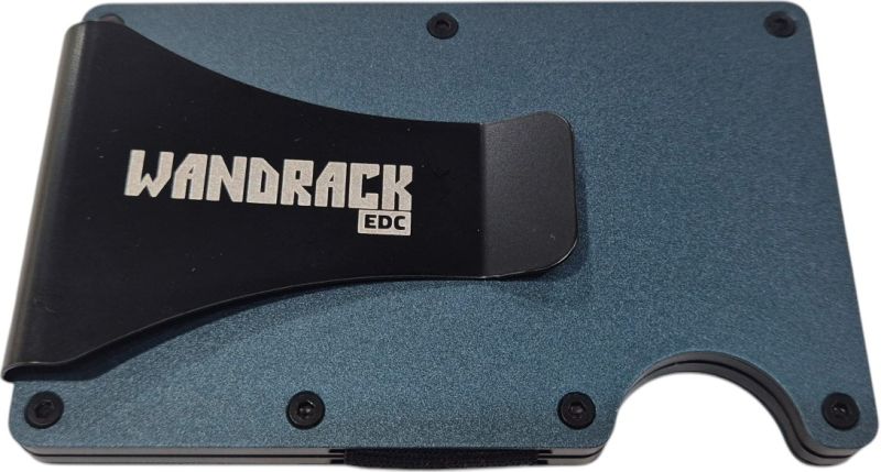 WANDRACK EDC peňaženka - navy blue aluminium