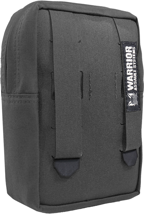 WARRIOR Laser Cut Small Vertical Utility Pouch - black (W-LC-SVUP-BLK)