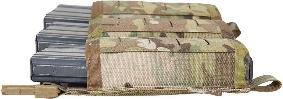 WARRIOR LC Detachable Front Panel Triple Snap Mag Pouch - multicam (W-LC-DFP-TSMP-MC)