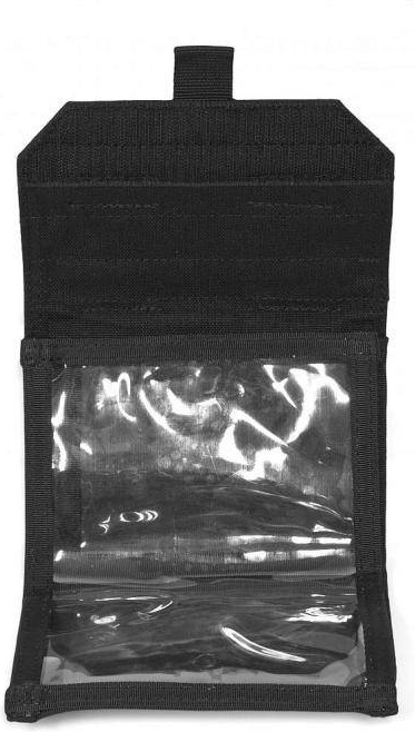 WARRIOR Forward Opening Admin Pouch - black (W-EO-FOA-BLK)