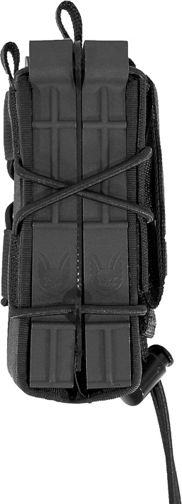 WARRIOR Double Quick Mag (Front Stacked) - black (W-EO-DQM-BLK)